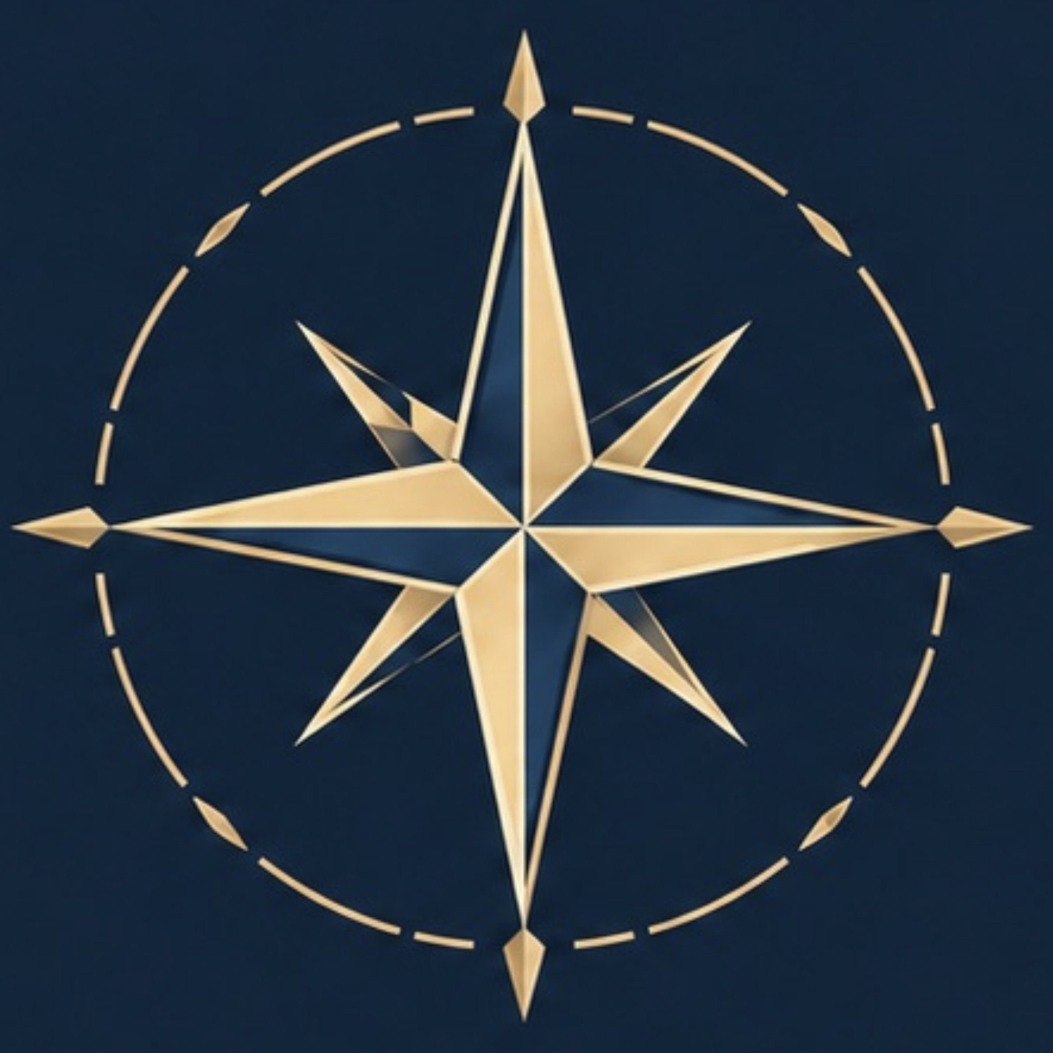 Waypoint Counseling compass mark